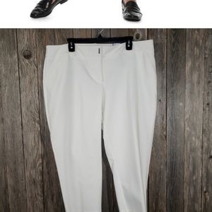 NEW Apt 9 Torie White 18W Capri Crop Pants